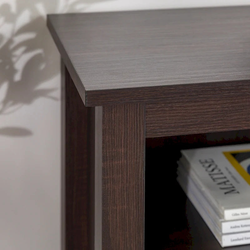 70-Inch TV Stand with Open Storage, Adjustable Shelves and Cable Management for TVs up to 80 Inches