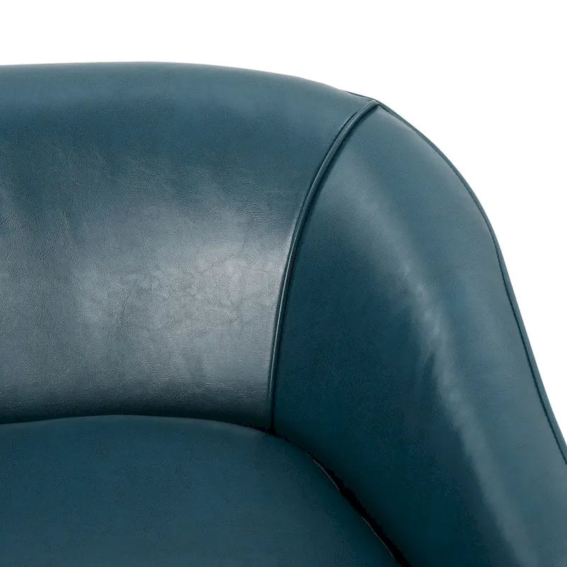48.75-Inch-Zweisitzer aus Kunstleder mit Birkenholzrahmen und gepolsterter Sitzfläche
