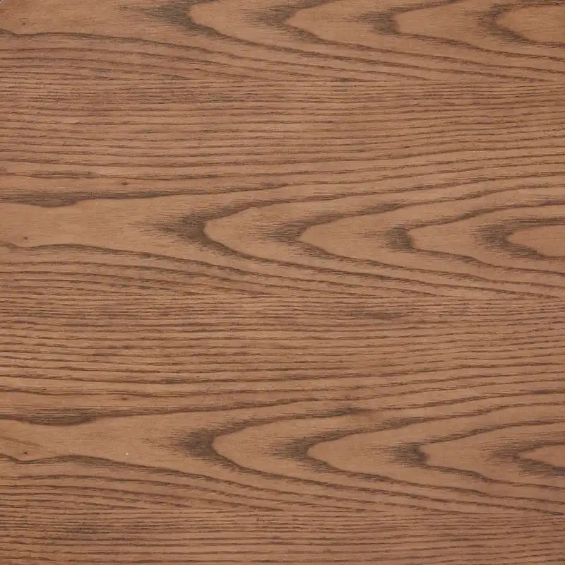 23-Inch Round Wood-Finish End Table with X-Cross Base and Tapered Legs