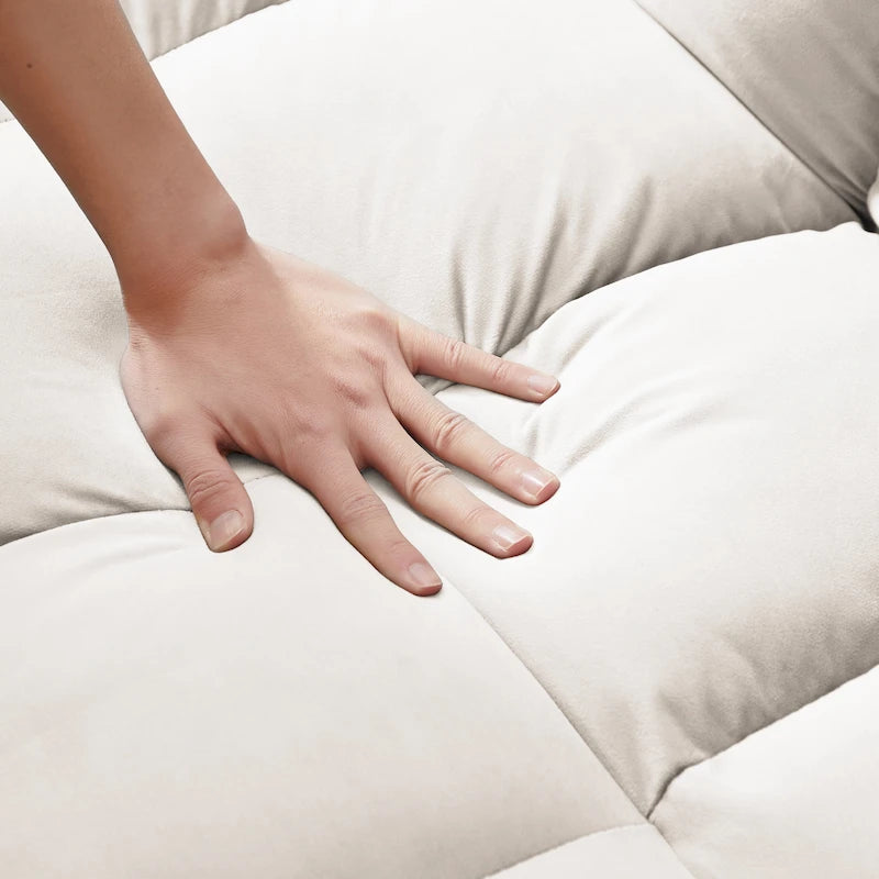 Modern sofa sofa sofa velvet pull-out bed