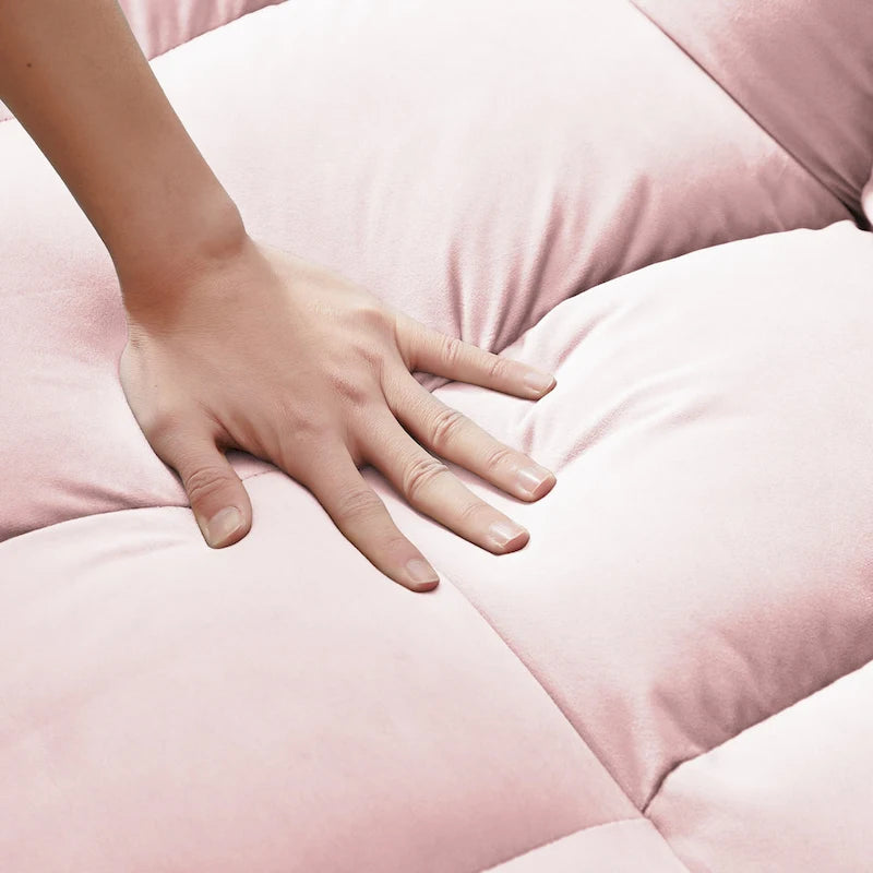 Modern sofa sofa sofa velvet pull-out bed